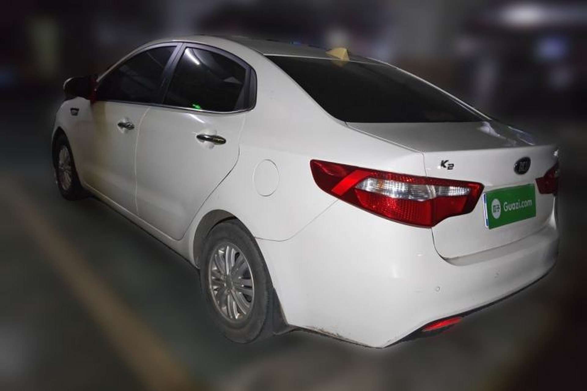 Used Kia K2 2012 Sedan 1.4L MT GLS Commemorative Edition Rear Left 45 Deg
