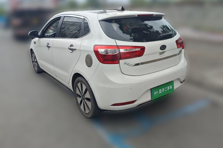 Used Kia K2 2012 Hatchback 1.6L AT Premium Commemorative Edition Rear Left 45 Deg