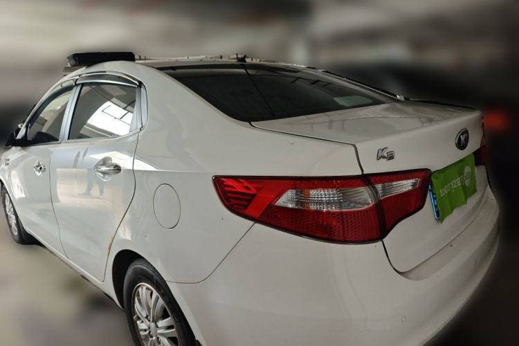 Used Kia K2 2012 Sedan 1.4L Automatic GLS Commemorative Edition Rear Left 45 Deg