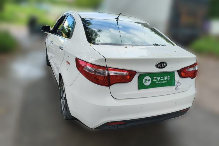 Used Kia K2 2012 Sedan 1.4L MT GLS Commemorative Edition Rear Left 45 Deg