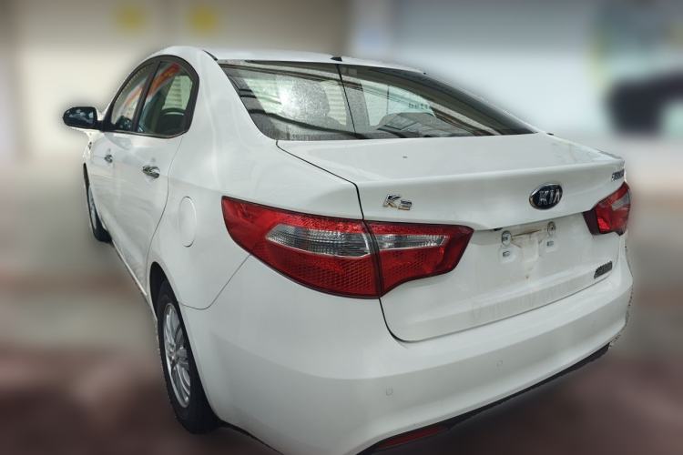 Used Kia K2 2012 Sedan 1.4L Automatic GLS Commemorative Edition Rear Left 45 Deg