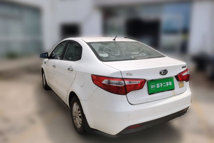 Used Kia K2 2012 Sedan 1.4L MT GLS Commemorative Edition Rear Left 45 Deg