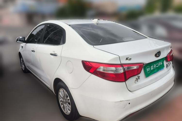 Used Kia K2 2012 Sedan 1.4L MT GLS Commemorative Edition Rear Left 45 Deg