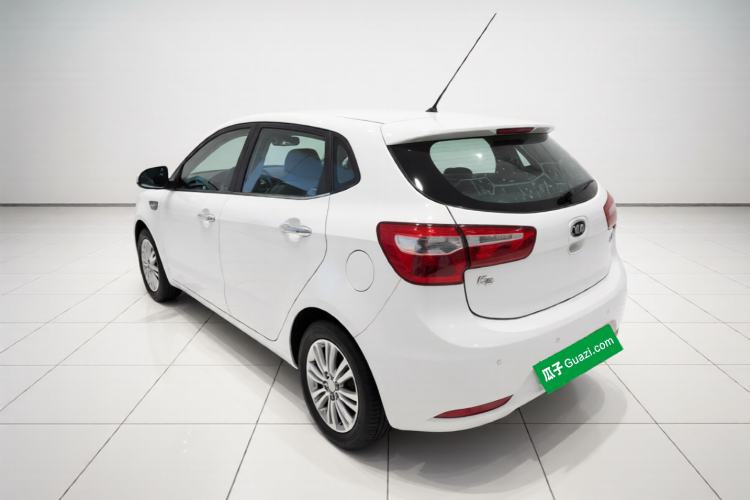 Used Kia K2 2012 Hatchback 1.4L Automatic Cool Edition Rear Left 45 Deg