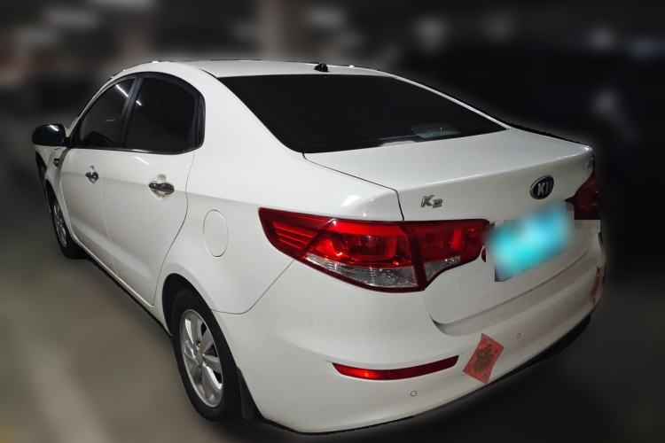 Used Kia K2 2012 Sedan 1.4L MT TOP Commemorative Edition Rear Left 45 Deg