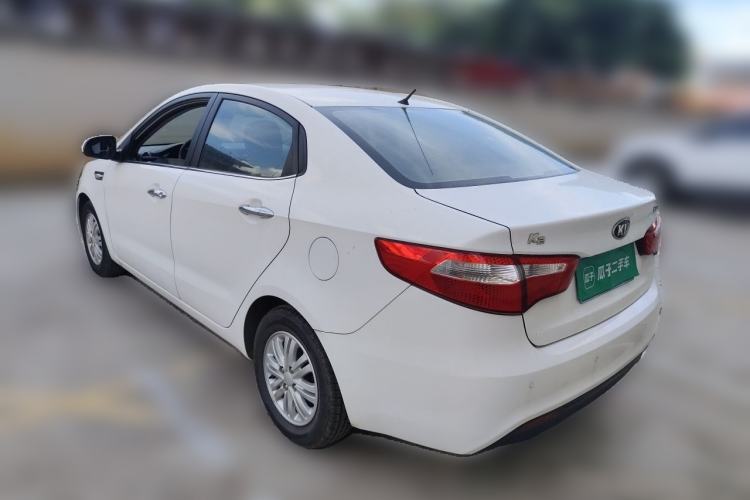 Used Kia K2 2012 Sedan 1.4L MT GLS Commemorative Edition Rear Left 45 Deg
