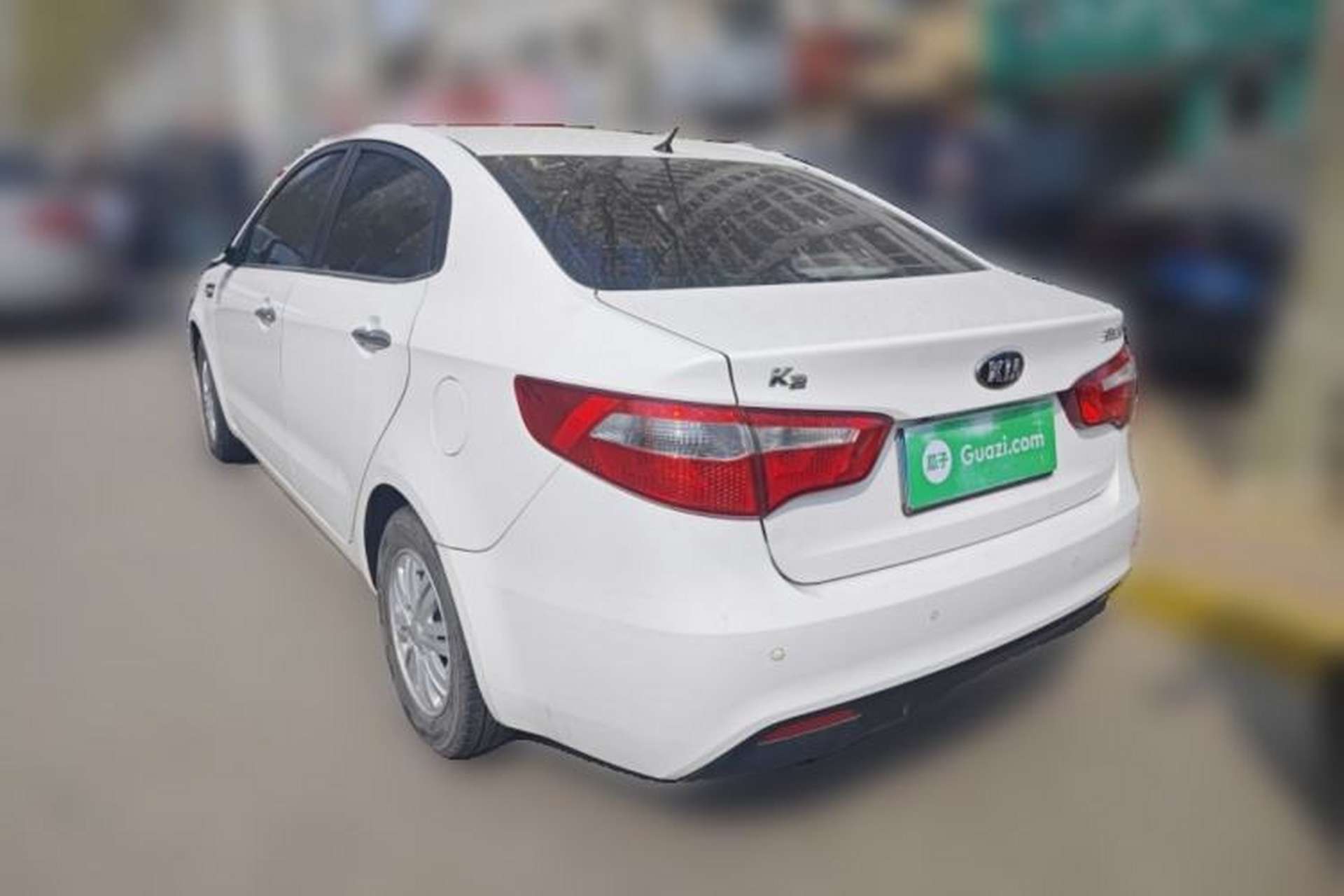 Used Kia K2 2012 Sedan 1.4L MT GLS Commemorative Edition Rear Left 45 Deg