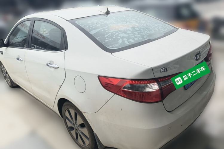 Used Kia K2 2012 Sedan 1.6L AT Premium ECO Rear Left 45 Deg