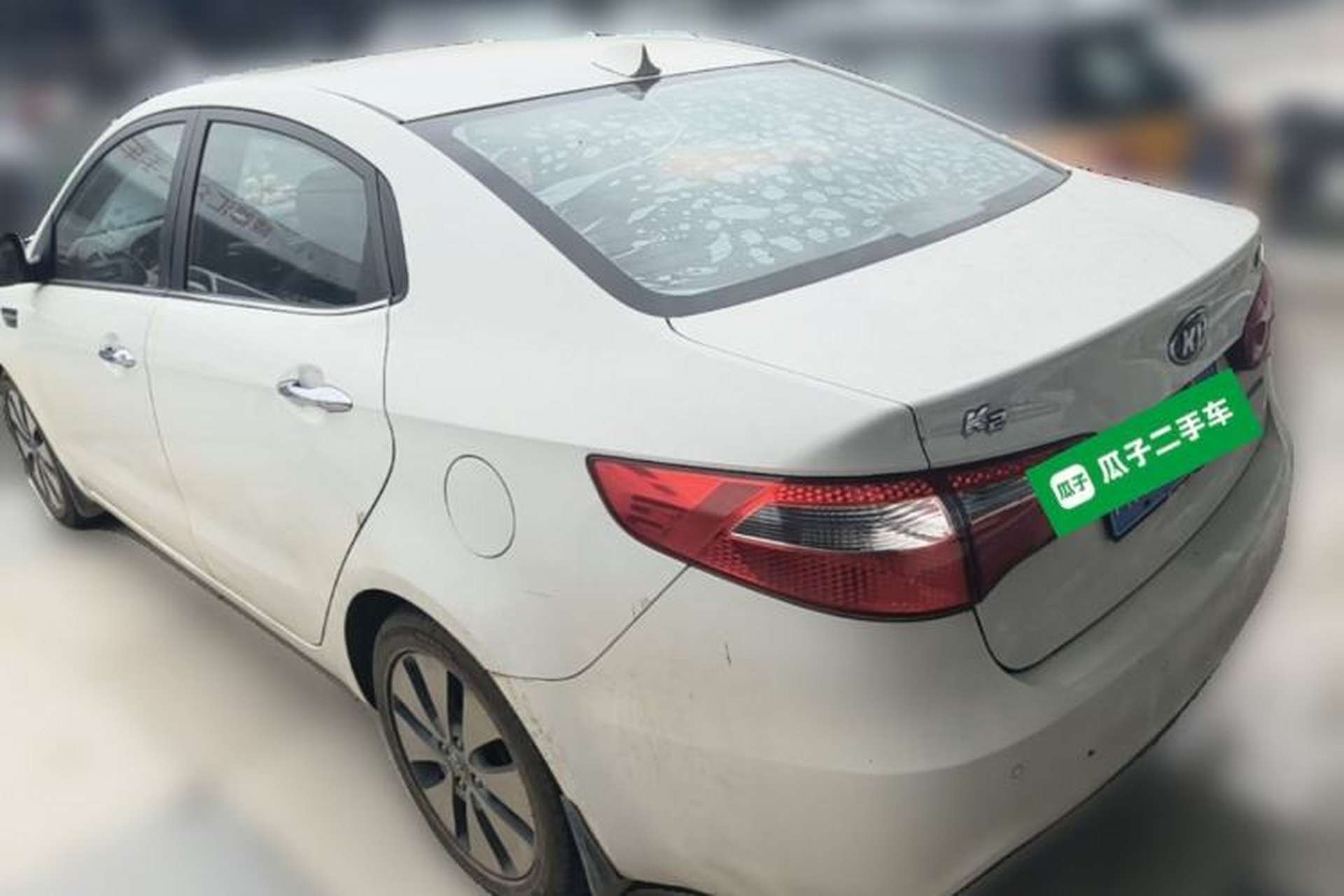 Used Kia K2 2012 Sedan 1.6L AT Premium ECO Rear Left 45 Deg