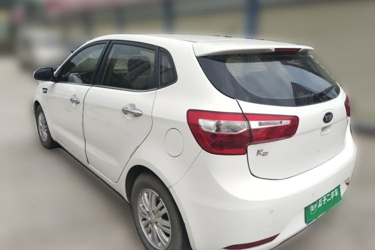 Used Kia K2 2012 Hatchback 1.4L MT Cool Edition Commemorative Model Rear Left 45 Deg