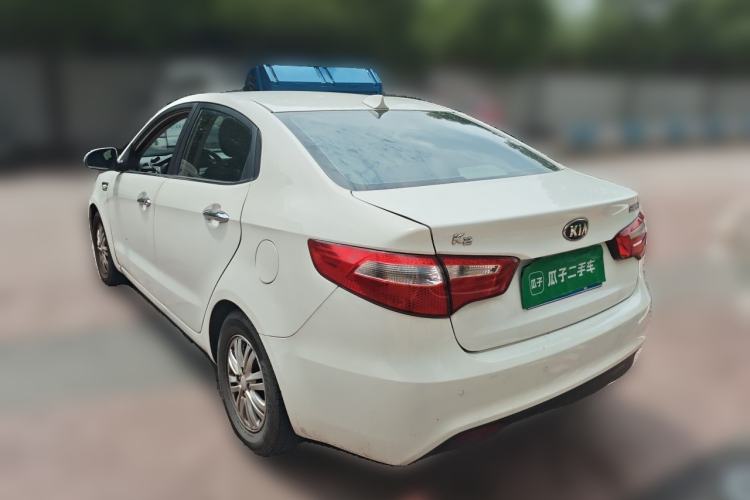 Used Kia K2 2012 Sedan 1.4L MT GLS Commemorative Edition Rear Left 45 Deg