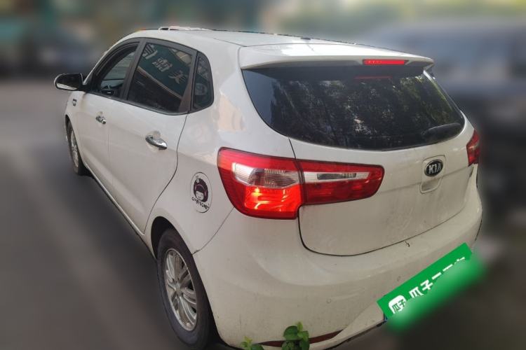 Used Kia K2 2012 Hatchback 1.4L Automatic Cool Edition Rear Left 45 Deg