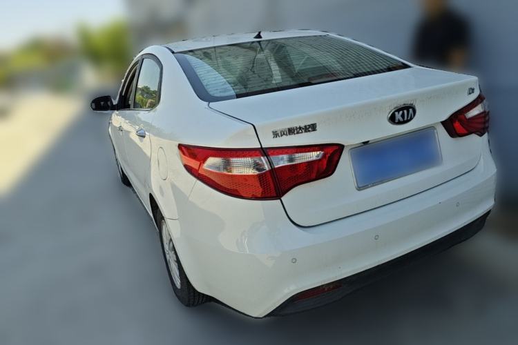 Used Kia K2 2012 Sedan 1.4L Automatic GLS Commemorative Edition Rear Left 45 Deg
