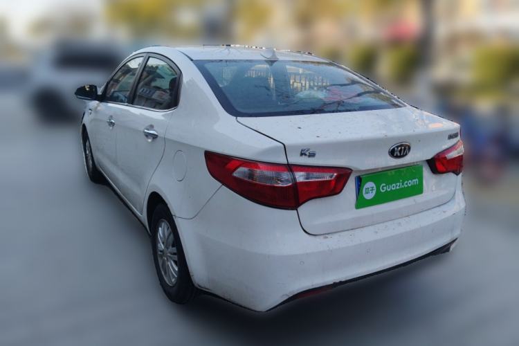 Used Kia K2 2012 Sedan 1.4L MT GLS Commemorative Edition Rear Left 45 Deg