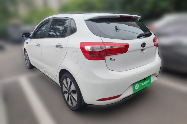 Used Kia K2 2012 Hatchback 1.6L AT Premium Commemorative Edition Rear Left 45 Deg