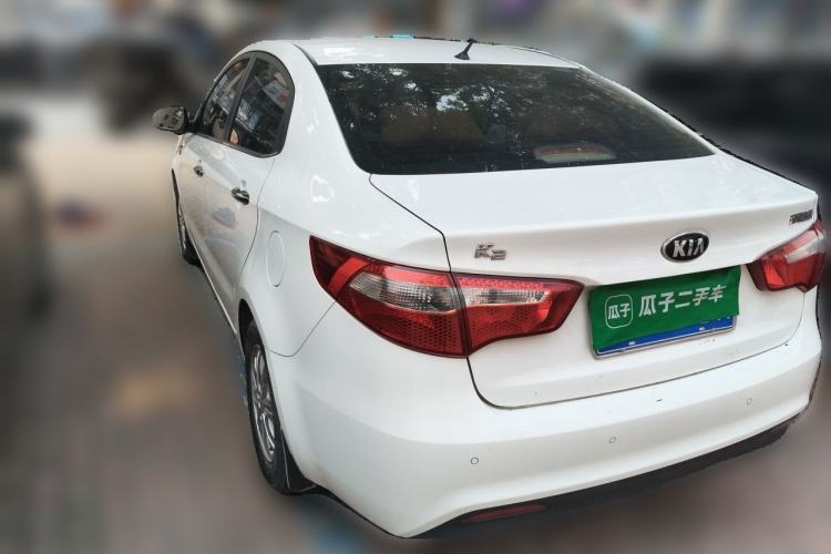 Used Kia K2 2012 Sedan 1.4L MT GLS Commemorative Edition Rear Left 45 Deg