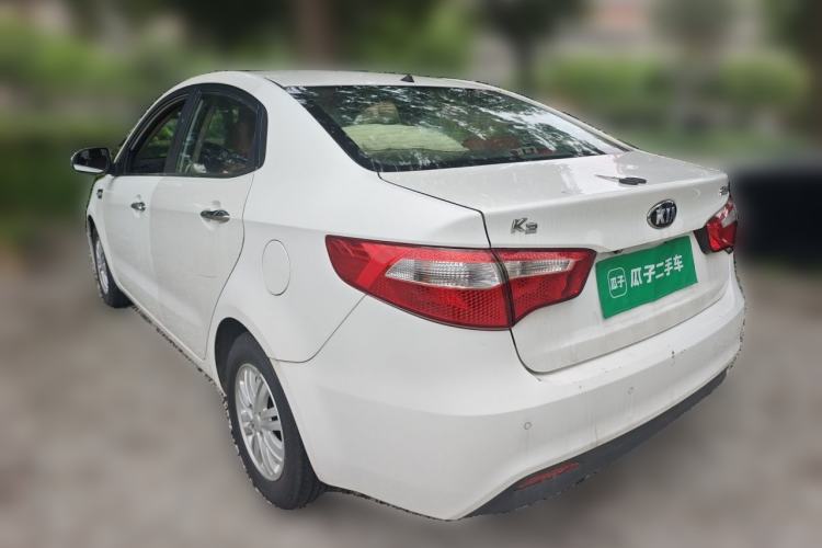 Used Kia K2 2012 Sedan 1.4L MT GLS Commemorative Edition Rear Left 45 Deg