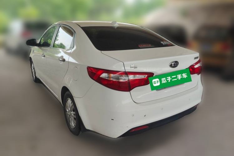 Used Kia K2 2012 Sedan 1.4L MT TOP Commemorative Edition Rear Left 45 Deg