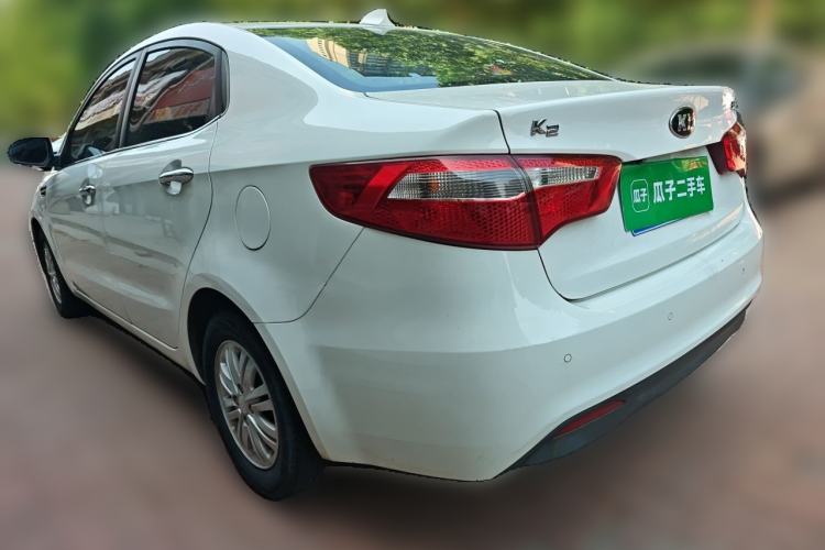 Used Kia K2 2012 Sedan 1.4L MT TOP Commemorative Edition Rear Left 45 Deg
