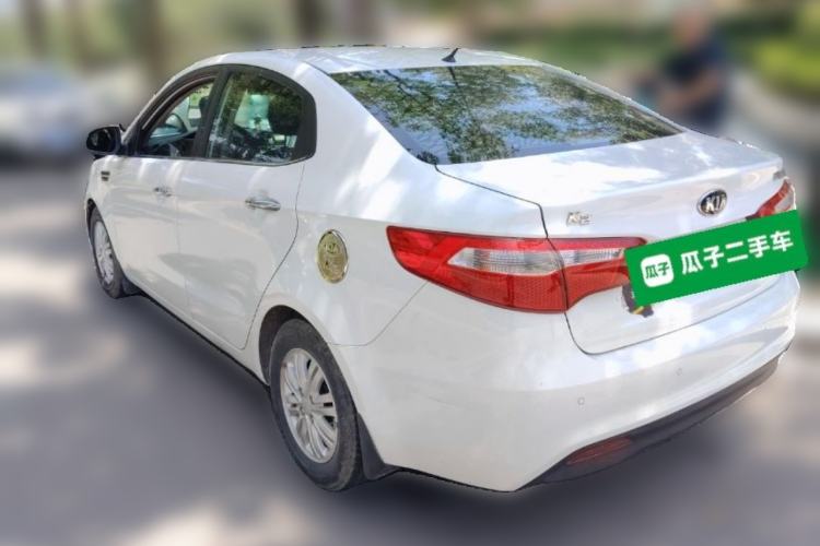Used Kia K2 2012 Sedan 1.4L MT TOP Commemorative Edition Rear Left 45 Deg