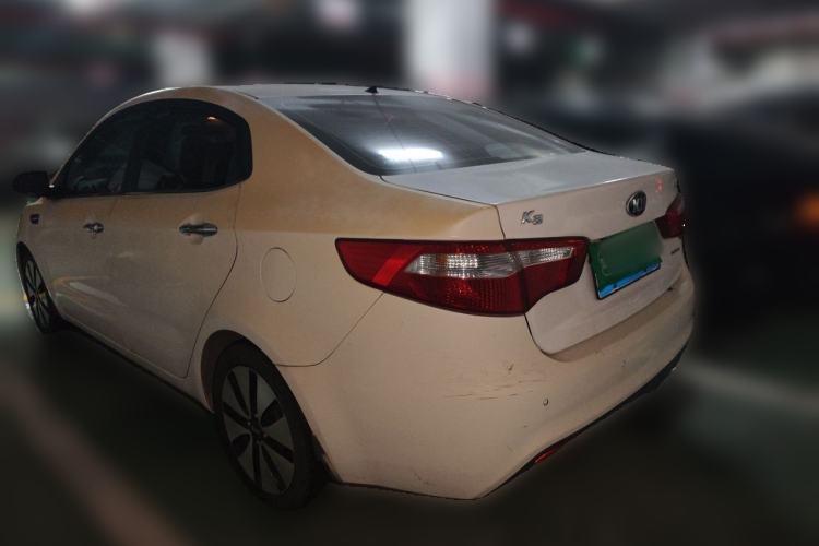 Used Kia K2 2012 Sedan 1.6L AT Premium ECO Rear Left 45 Deg