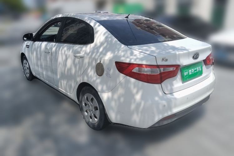 Used Kia K2 2012 Sedan 1.4L MT GLS Commemorative Edition Rear Left 45 Deg