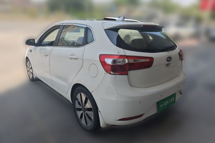 Used Kia K2 2012 Hatchback 1.6L AT Premium Commemorative Edition Rear Left 45 Deg
