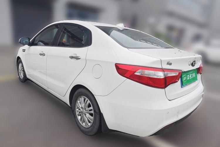 Used Kia K2 2012 Sedan 1.4L Automatic GLS Commemorative Edition Rear Left 45 Deg