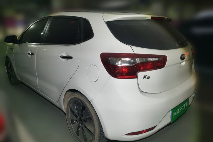 Used Kia K2 2012 Hatchback 1.6L AT Premium Commemorative Edition Rear Left 45 Deg