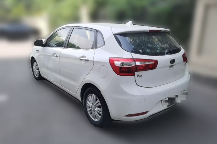 Used Kia K2 2012 Hatchback 1.4L Automatic Cool Edition Rear Left 45 Deg