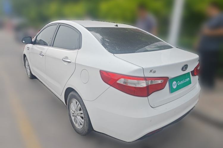 Used Kia K2 2012 Sedan 1.4L MT GLS Commemorative Edition Rear Left 45 Deg