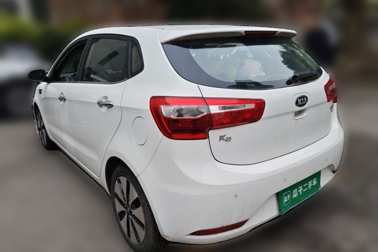 Used Kia K2 2012 Hatchback 1.6L AT Premium Commemorative Edition Rear Left 45 Deg