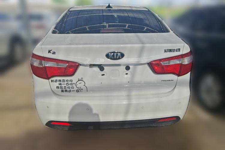 Used Kia K2 2012 Sedan 1.6L Automatic Transmission Premium Commemorative Edition Rear