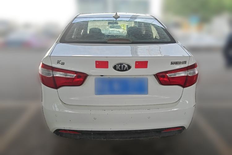 Used Kia K2 2012 Sedan 1.4L MT GLS Commemorative Edition Rear
