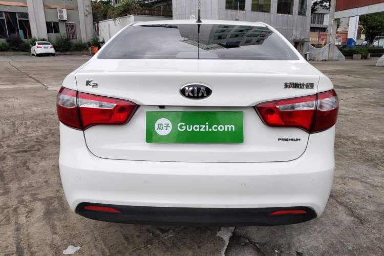 Used Kia K2 2012 Sedan 1.6L Automatic Transmission Premium Commemorative Edition Rear