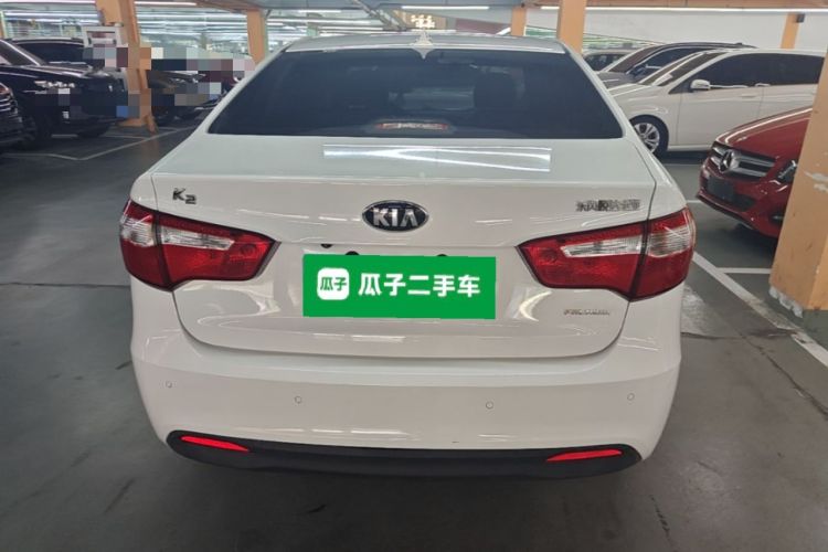 Used Kia K2 2012 Sedan 1.6L Automatic Transmission Premium Commemorative Edition Rear