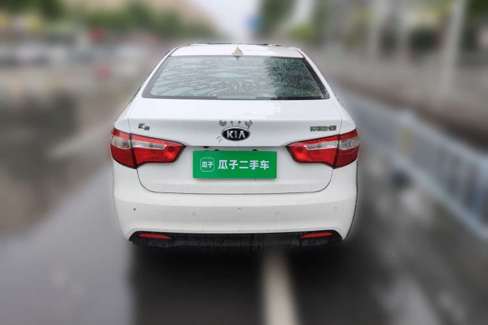 Used Kia K2 2012 Sedan 1.4L MT GLS Commemorative Edition Rear