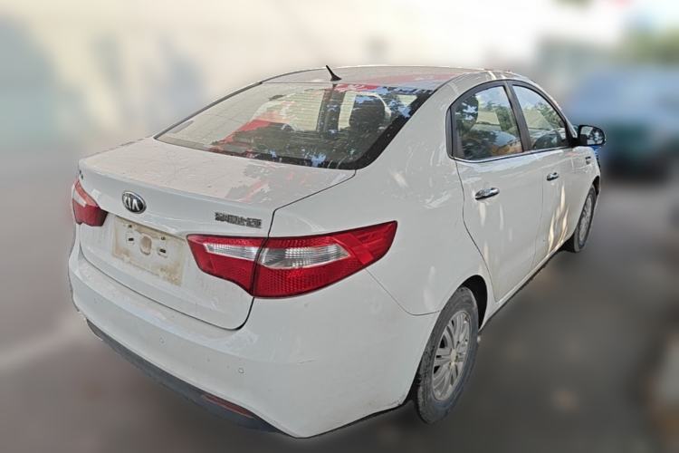 Used Kia K2 2012 Sedan 1.4L MT GLS Commemorative Edition Rear Right 45 Deg