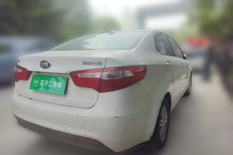 Used Kia K2 2012 Sedan 1.4L MT GLS Commemorative Edition Rear Right 45 Deg