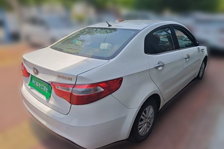 Used Kia K2 2012 Sedan 1.4L MT GLS Commemorative Edition Rear Right 45 Deg