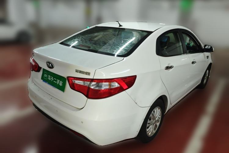 Used Kia K2 2012 Sedan 1.4L Automatic GLS Commemorative Edition Rear Right 45 Deg
