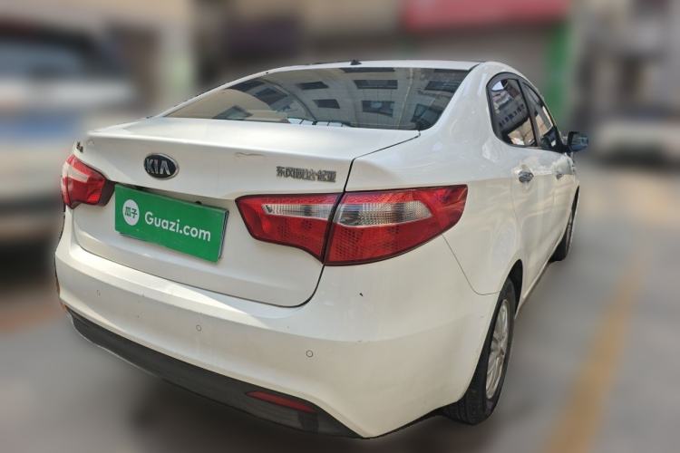 Used Kia K2 2012 Sedan 1.4L MT GLS Commemorative Edition Rear Right 45 Deg