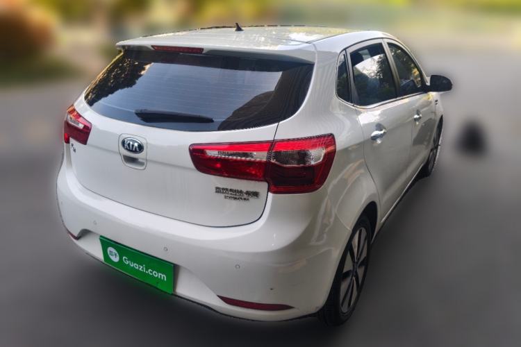 Used Kia K2 2012 Hatchback 1.6L AT Premium Rear Right 45 Deg