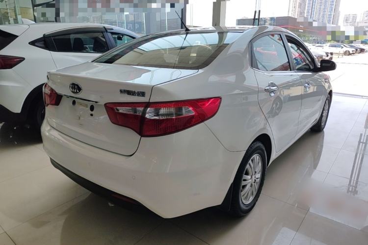 Used Kia K2 2012 Sedan 1.4L Automatic GLS Commemorative Edition Rear Right 45 Deg