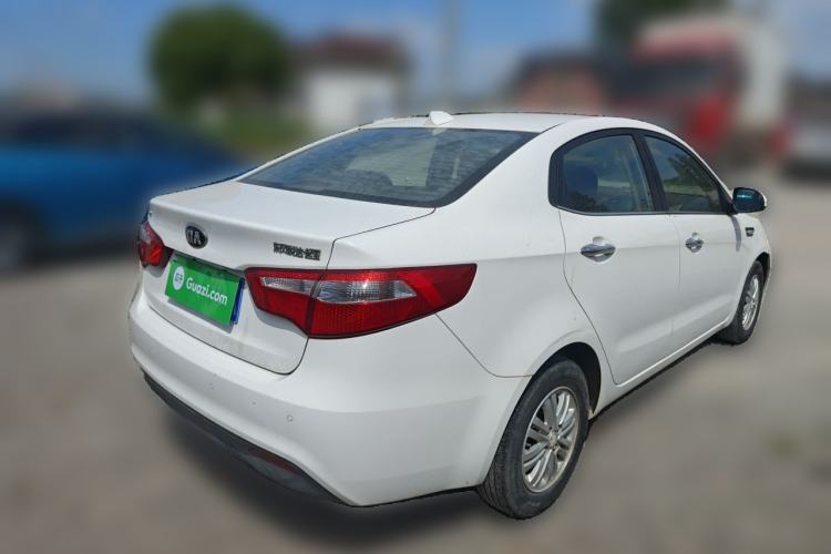 Used Kia K2 2012 Sedan 1.4L Automatic GLS Commemorative Edition Rear Right 45 Deg