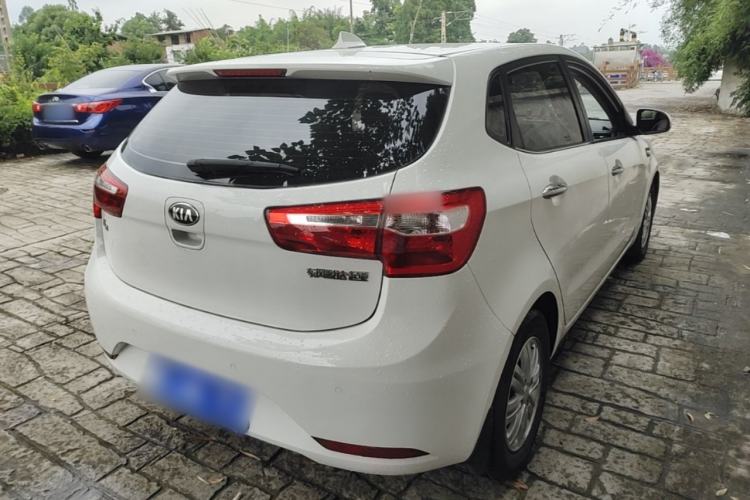 Used Kia K2 2012 Hatchback 1.4L Automatic Cool Edition Rear Right 45 Deg