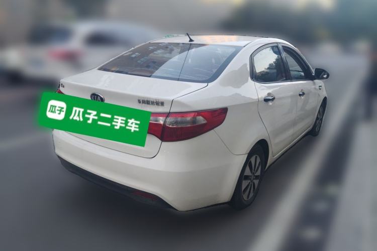 Used Kia K2 2012 Sedan 1.4L Automatic GLS Commemorative Edition Rear Right 45 Deg