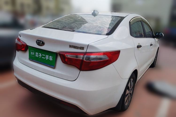 Used Kia K2 2012 Sedan 1.4L Automatic GLS Commemorative Edition Rear Right 45 Deg