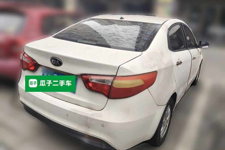 Used Kia K2 2012 Sedan 1.4L Automatic GLS Commemorative Edition Rear Right 45 Deg