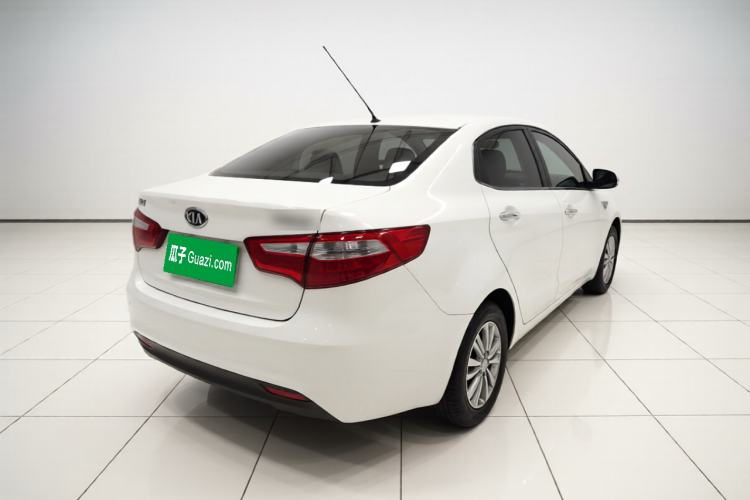 Used Kia K2 2012 Sedan 1.4L Automatic GLS Commemorative Edition Rear Right 45 Deg